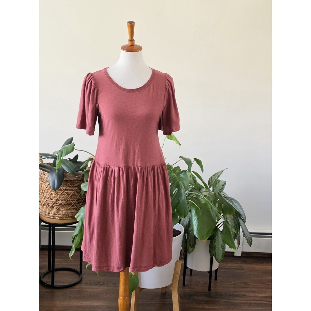 Anthropologie NATION LTD 5167RS Drop Waist Tiered Mini Dress Women's Small - Picture 10 of 11